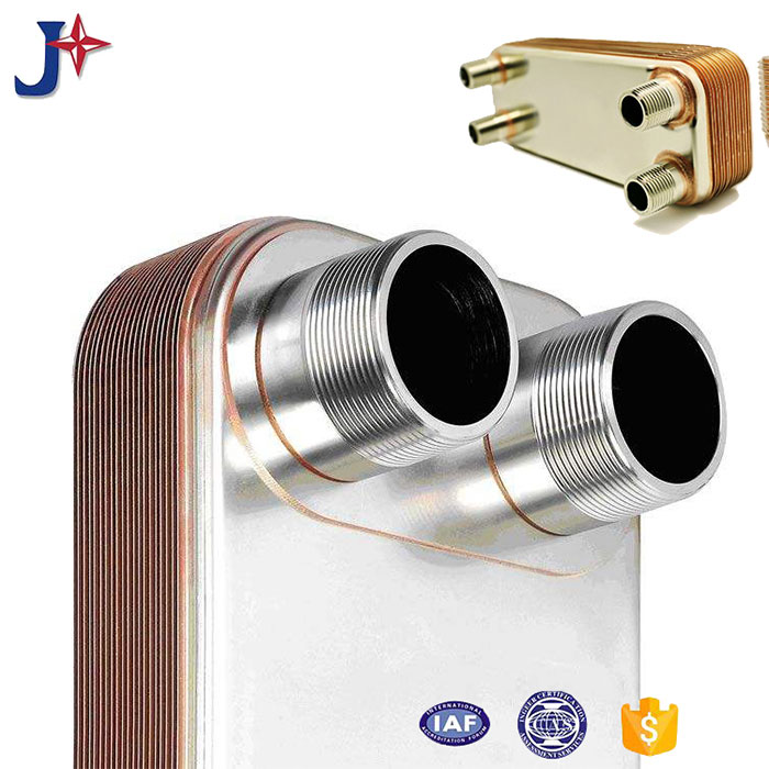 Небольшой 30-пластинчатый паяный пластинчатый теплообменник из нержавеющей стали